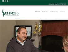 Tablet Screenshot of chirorx.com